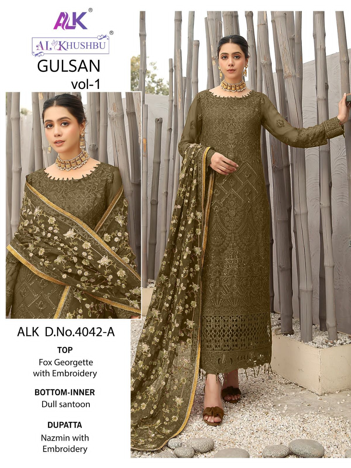 Gulsan Vol 1 Fancy Wholesale Georgette Pakistani Salwar Suits Catalog